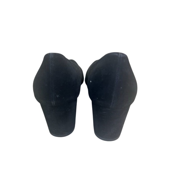 Stuart Weitzman Women's Black Suede Block Heel Pumps Size 6 Casual Office Party - Picture 15 of 16